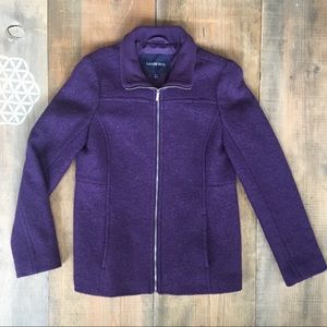 Lands End Purple Short Jacket. Size 6